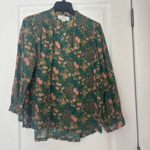 Trovata long sleeve floral blouse